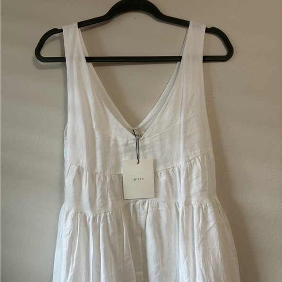 DISSH White Sleeveless Summer Dress NWT - Picture 3 of 6